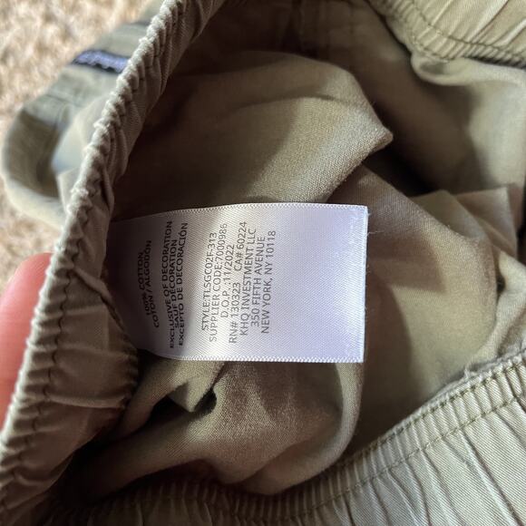 Timberland Cargo Shorts Mens Green Pockets Cotton Blend Board Sz.XL - Picture 4 of 8